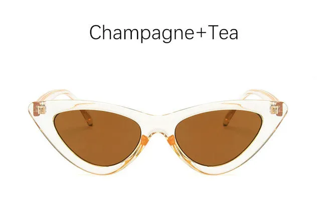 vintage cat eye shade sunglasses for women