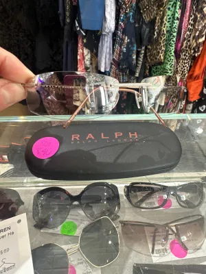 Vintage: Ralph by Ralph Lauren Slim Rimless Rectangle Sunnies Silver Hardware