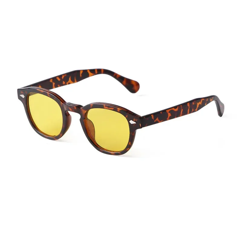 Vintage Shell Round Sunglasses  Men