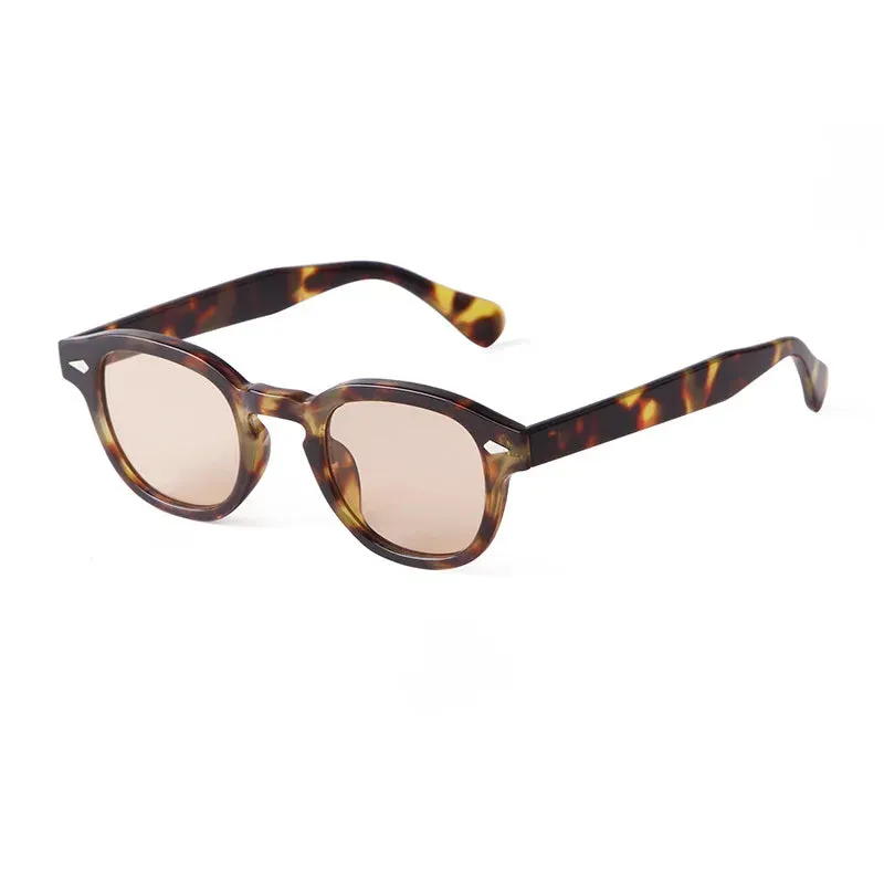 Vintage Shell Round Sunglasses  Men
