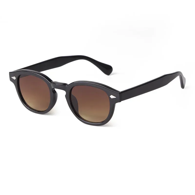 Vintage Shell Round Sunglasses  Men