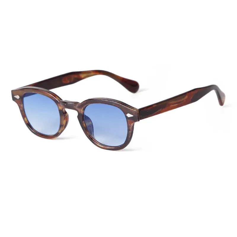 Vintage Shell Round Sunglasses  Men