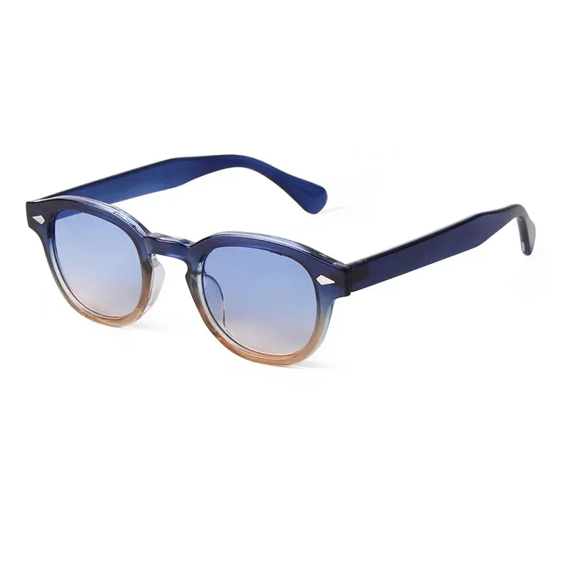Vintage Shell Round Sunglasses  Men