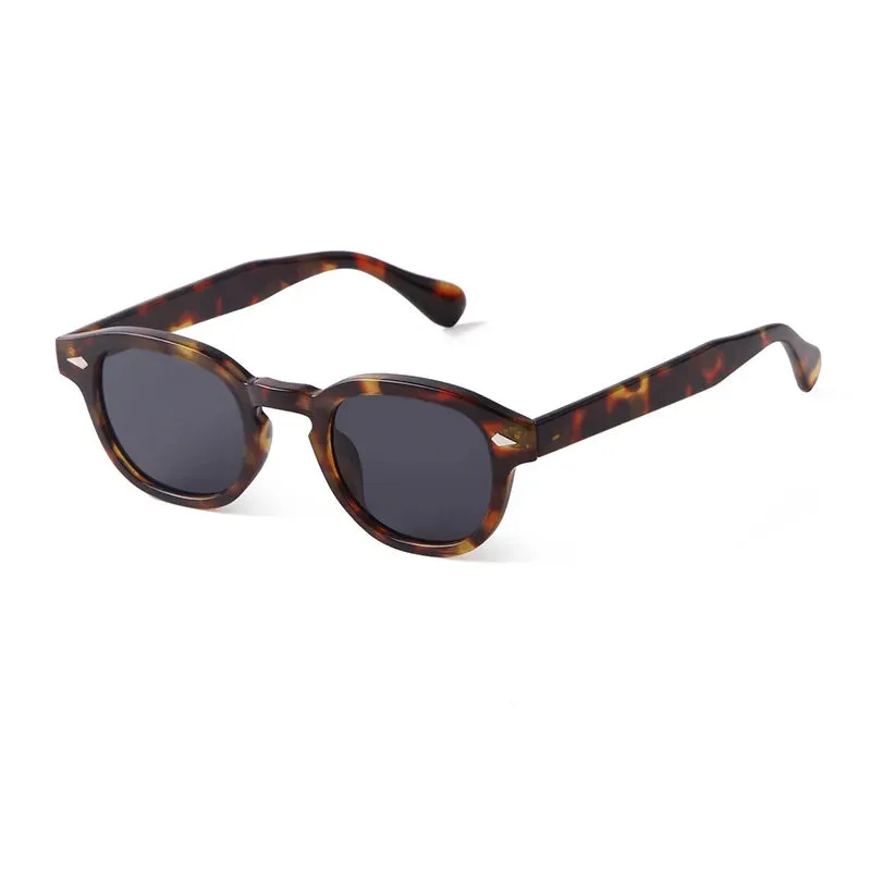 Vintage Shell Round Sunglasses  Men