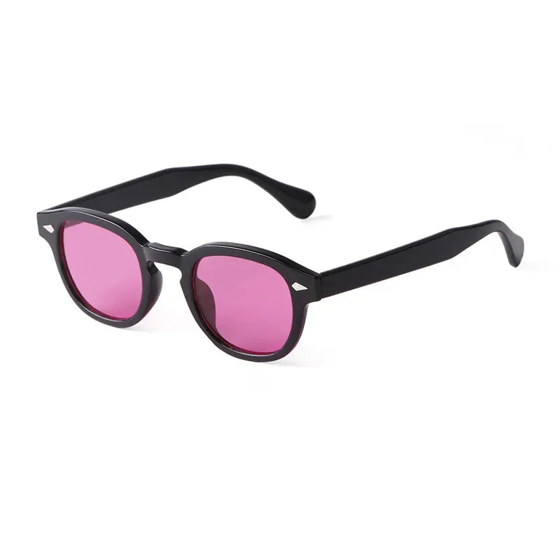 Vintage Shell Round Sunglasses  Men