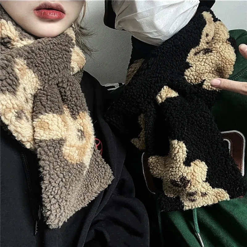Vintage wool  scarf  KF82364