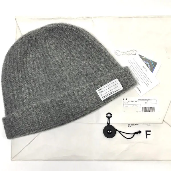 Visvim Wool Knit Beanie Grey