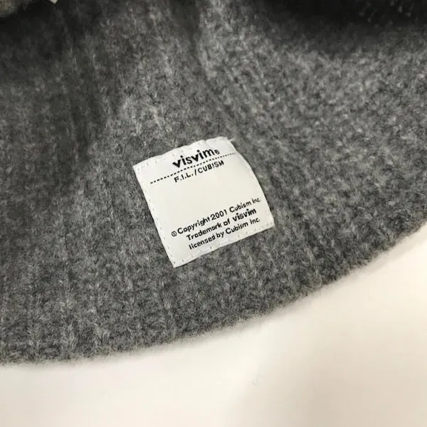 Visvim Wool Knit Beanie Grey