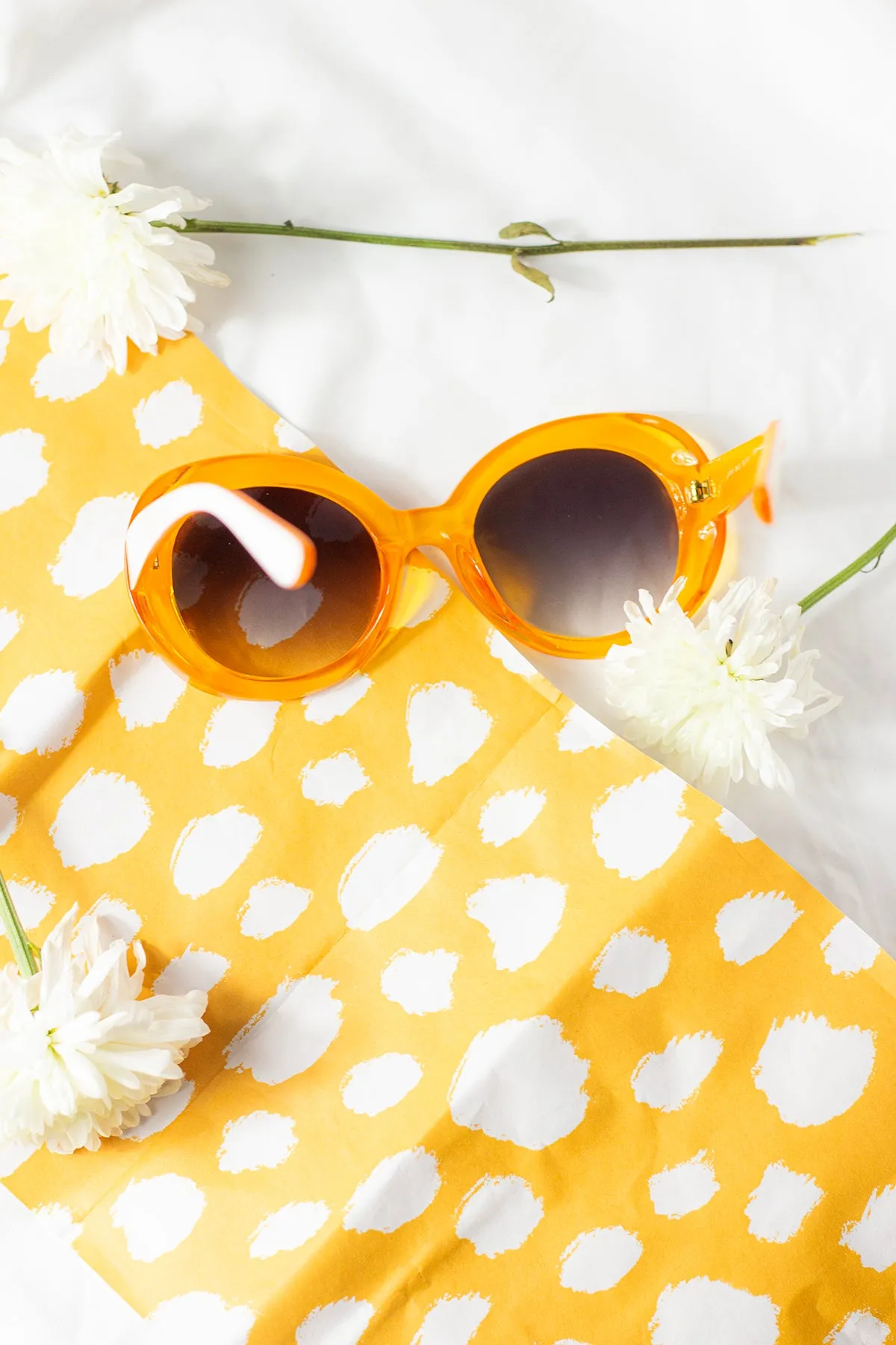 Weighted Oversize Chunky Circle Sunglasses