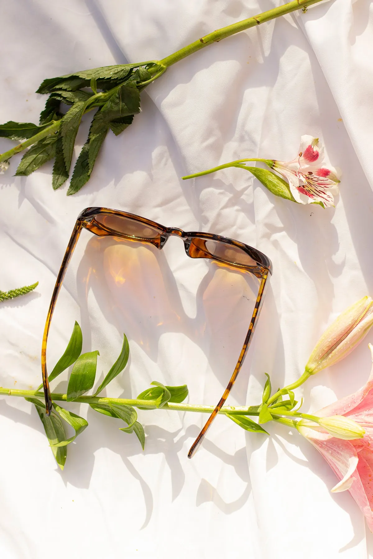 Weighted Oversize Chunky Circle Sunglasses