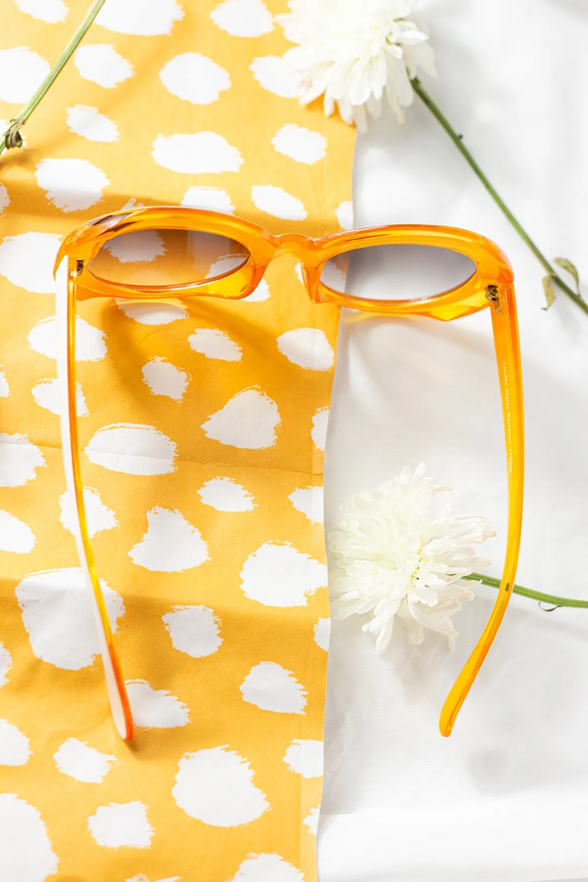 Weighted Oversize Chunky Circle Sunglasses