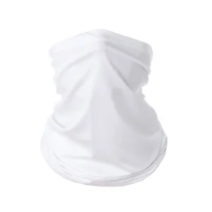 White Faceguard Anti Pollution Scarf Face Cover