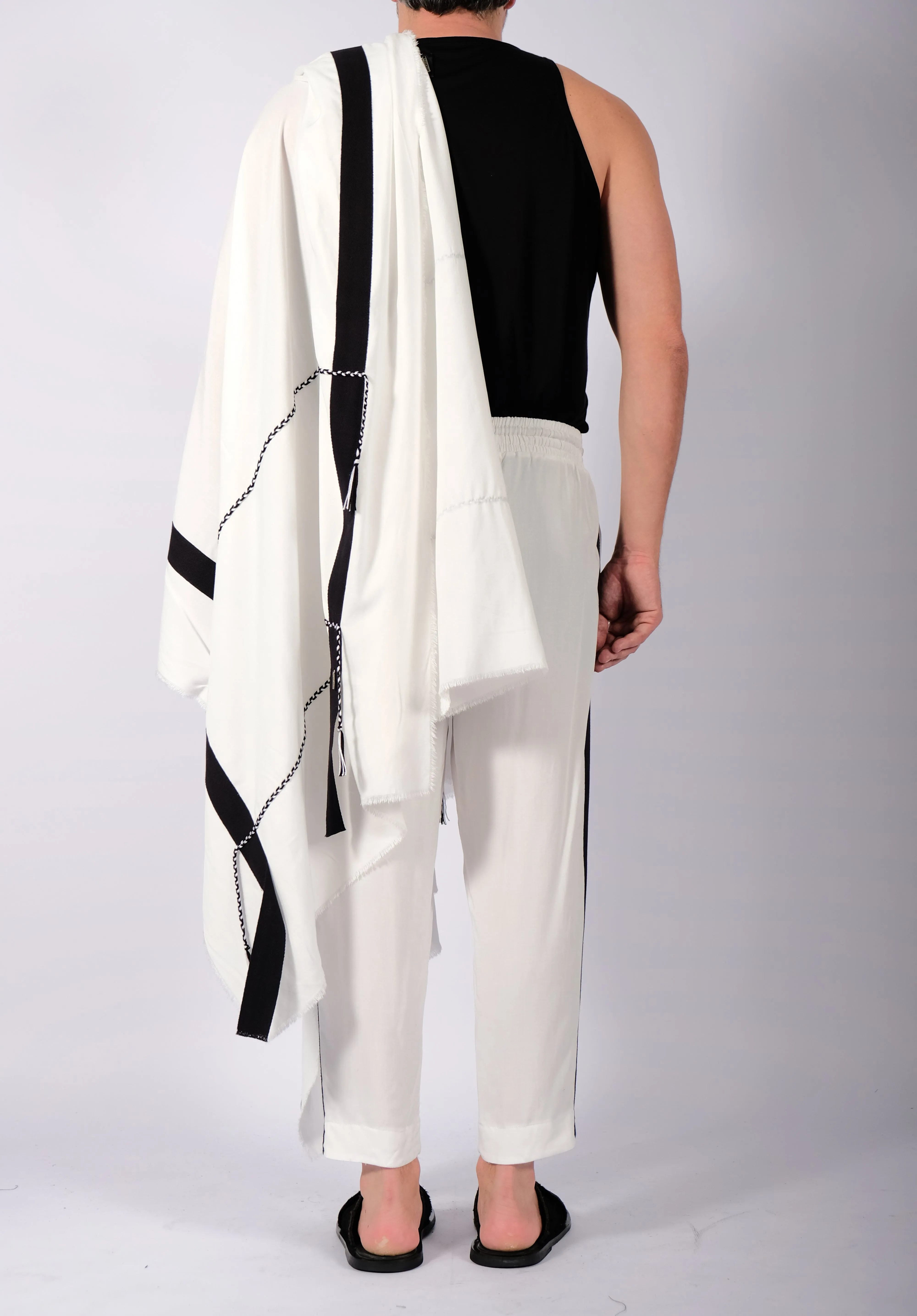 White Washed Cotton Scarf
