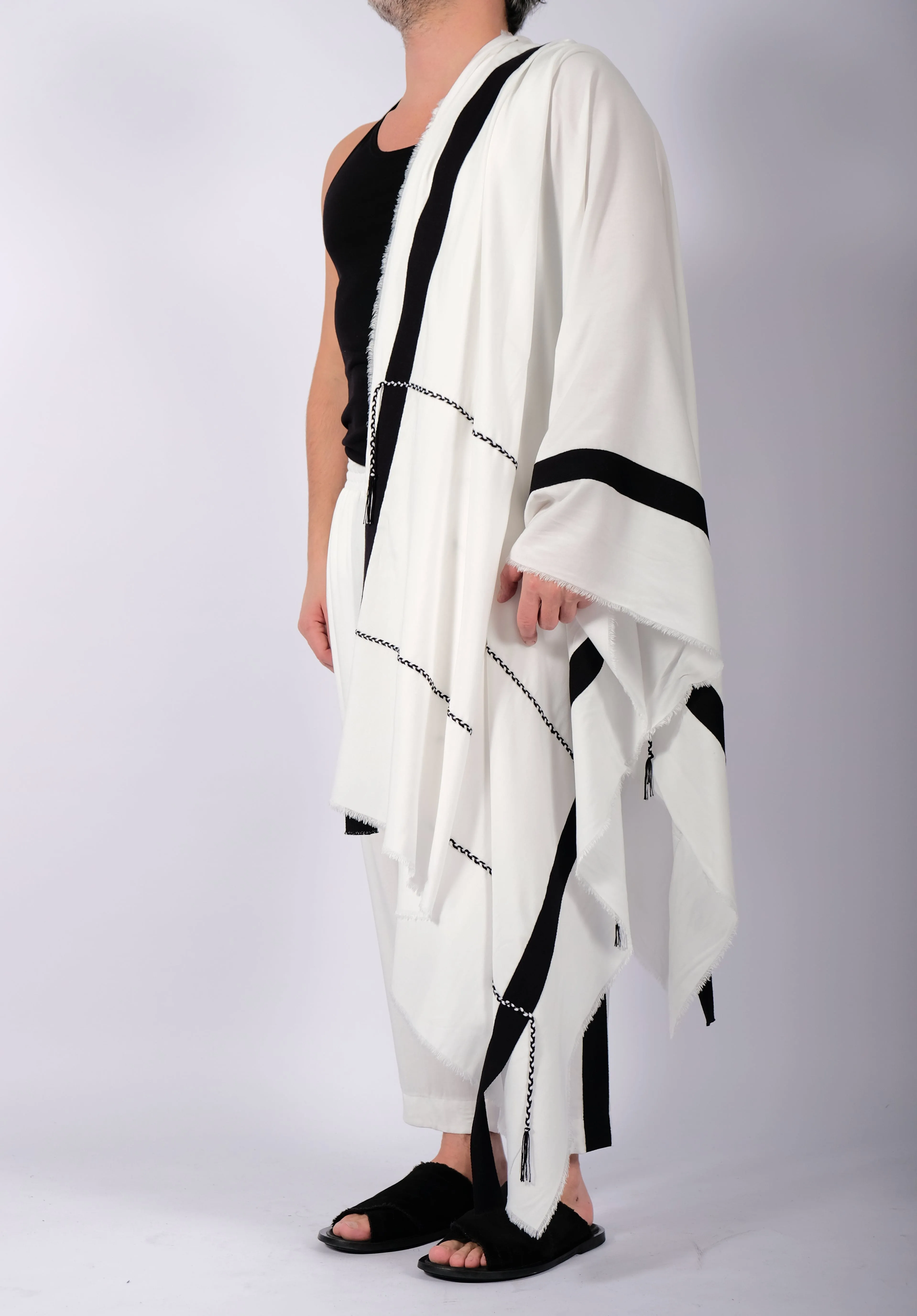 White Washed Cotton Scarf