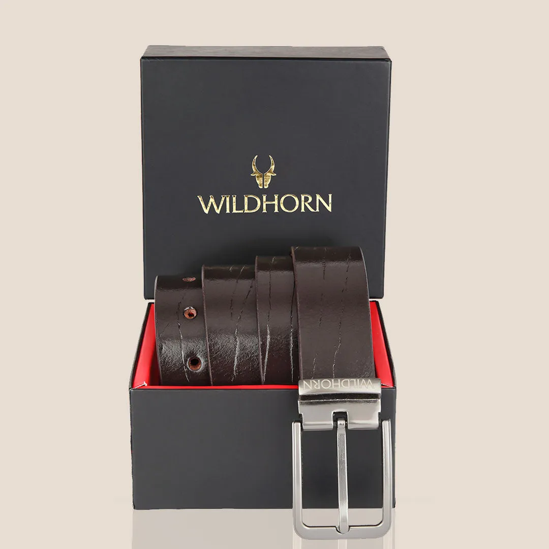 WILDHORN Formal Leather Belt for Men