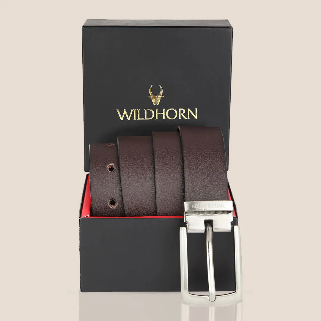WILDHORN Formal Leather Belt for Men
