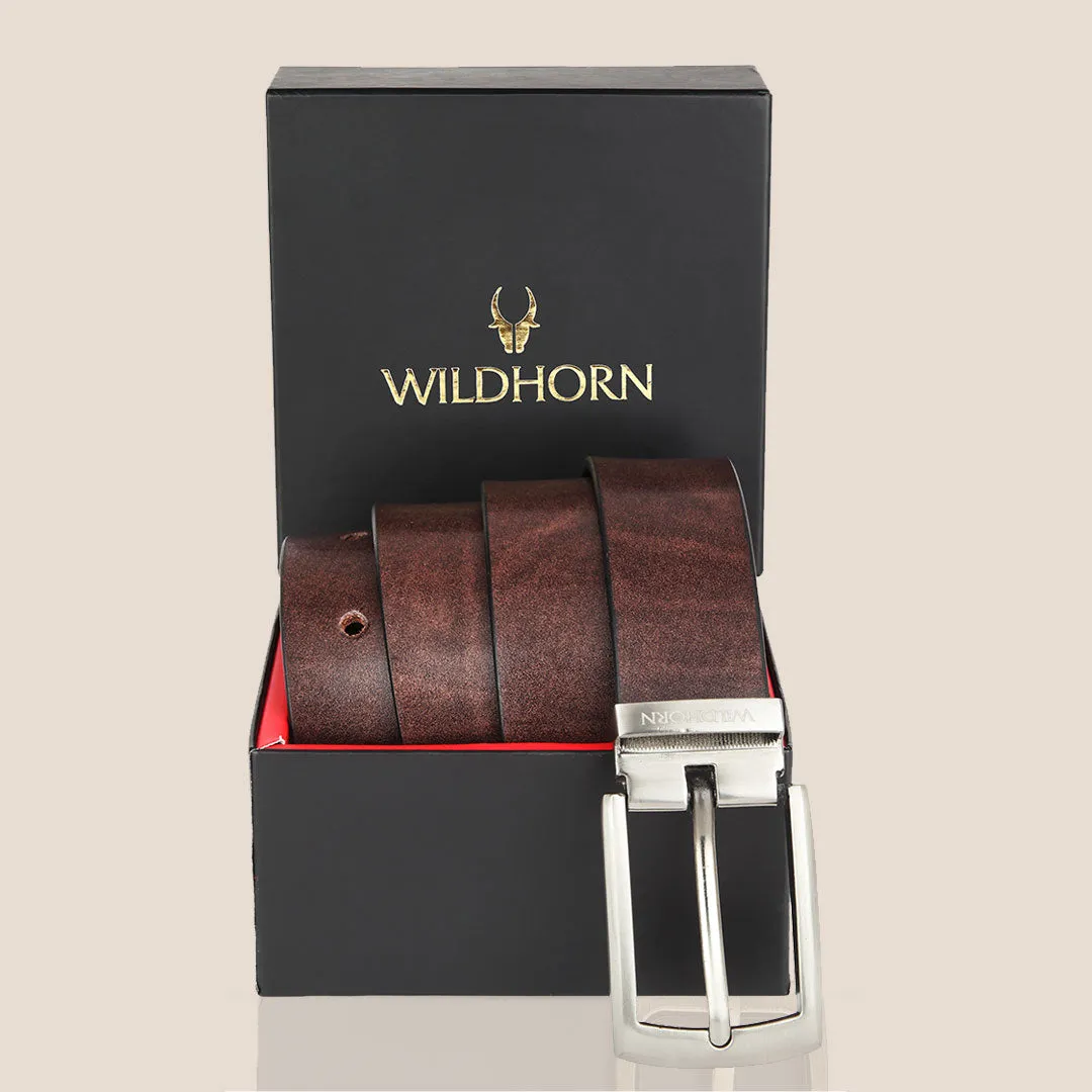WILDHORN Formal Leather Belt for Men