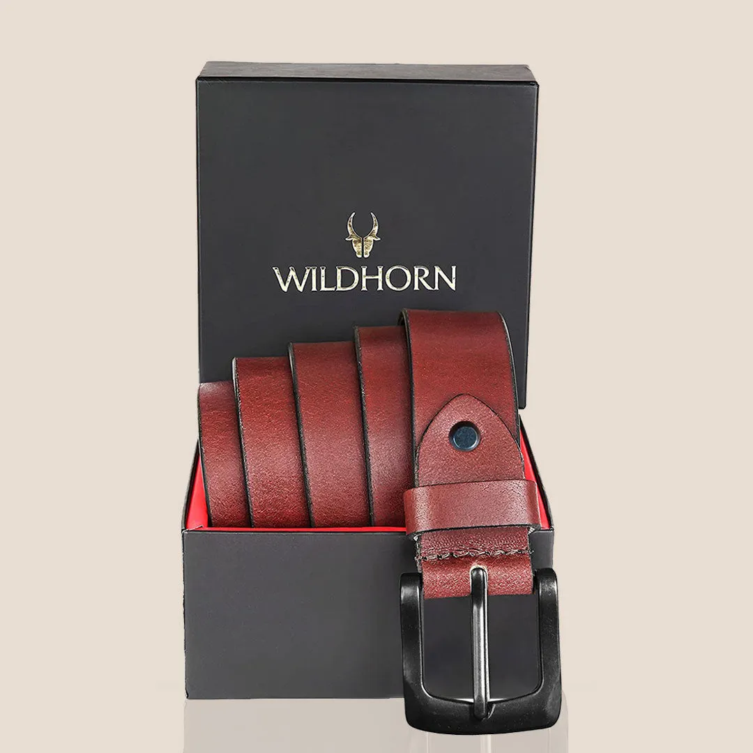 WILDHORN Premium Leather Belt for Men