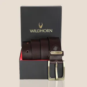 WILDHORN Premium Leather Belt for Men