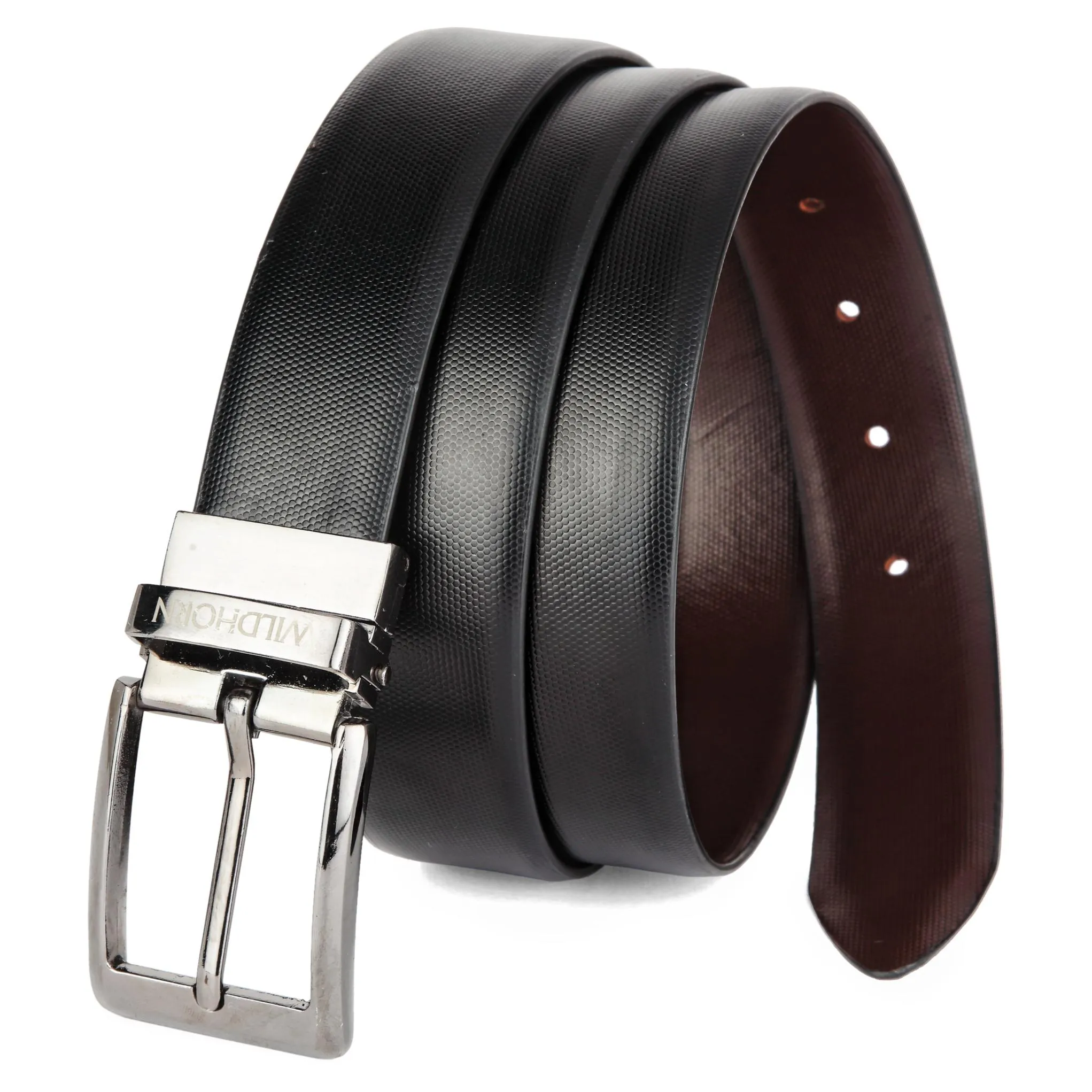 WILDHORN Premium Reversible Leather Belt for Men