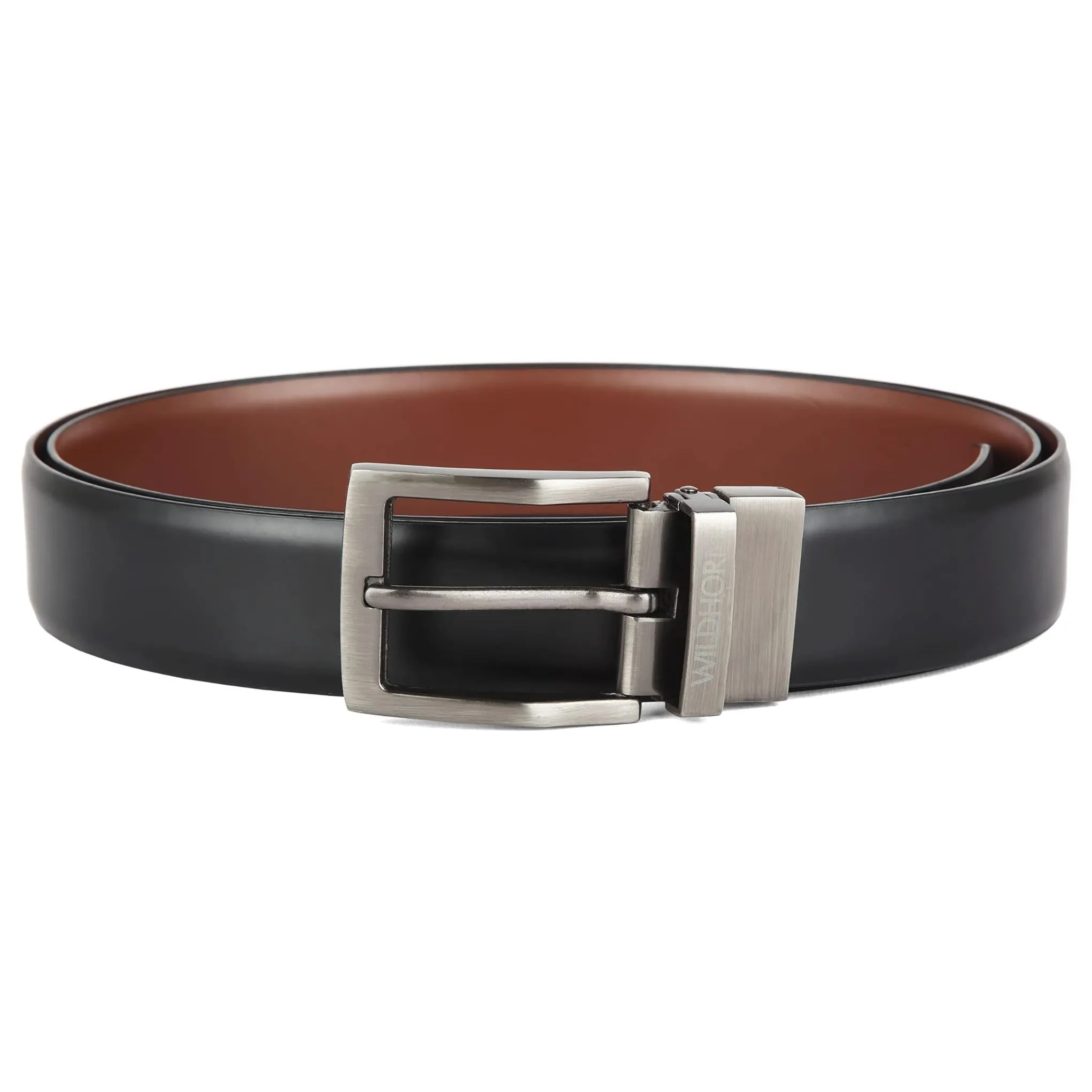 WILDHORN Premium Reversible Leather Belt for Men