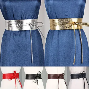 Women Lace Up Belt New BowKnot Belts for WomenWaistband Dress Belt