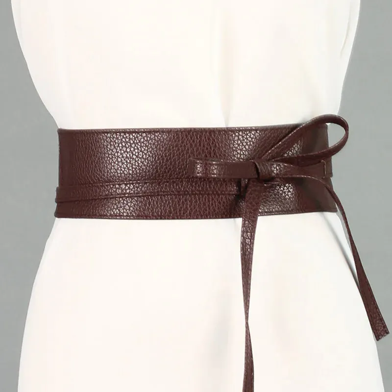 Women Lace Up Belt New BowKnot Belts for WomenWaistband Dress Belt
