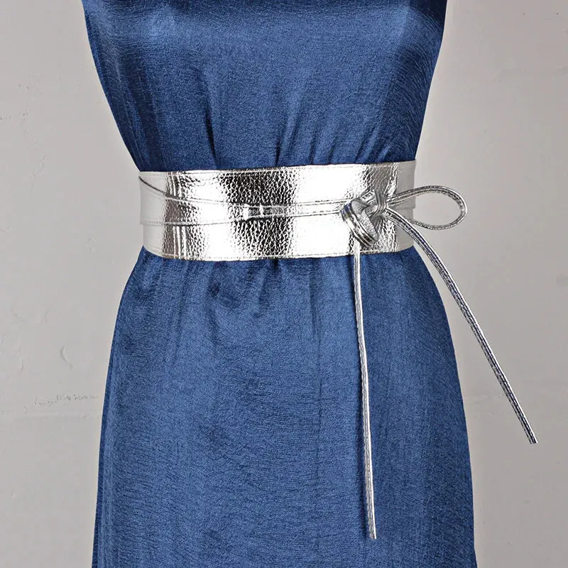 Women Lace Up Belt New BowKnot Belts for WomenWaistband Dress Belt