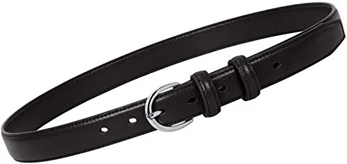 Women Skinny Leather Belt- Fashion Dress Jeans Belt with Single Prong Buckle