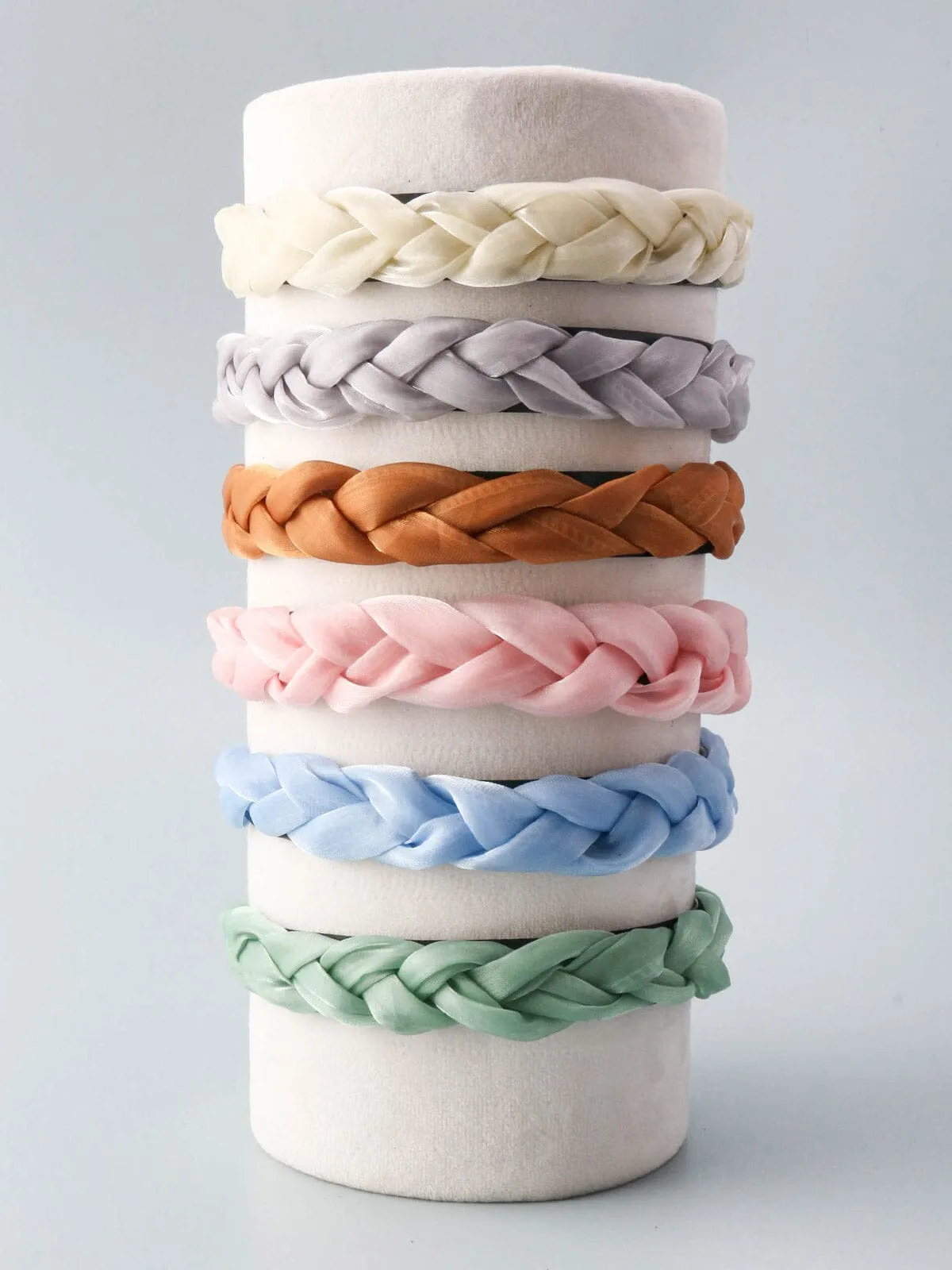 WOMEN'S ASSORTED COLORS BRAIDS HEADBANDS