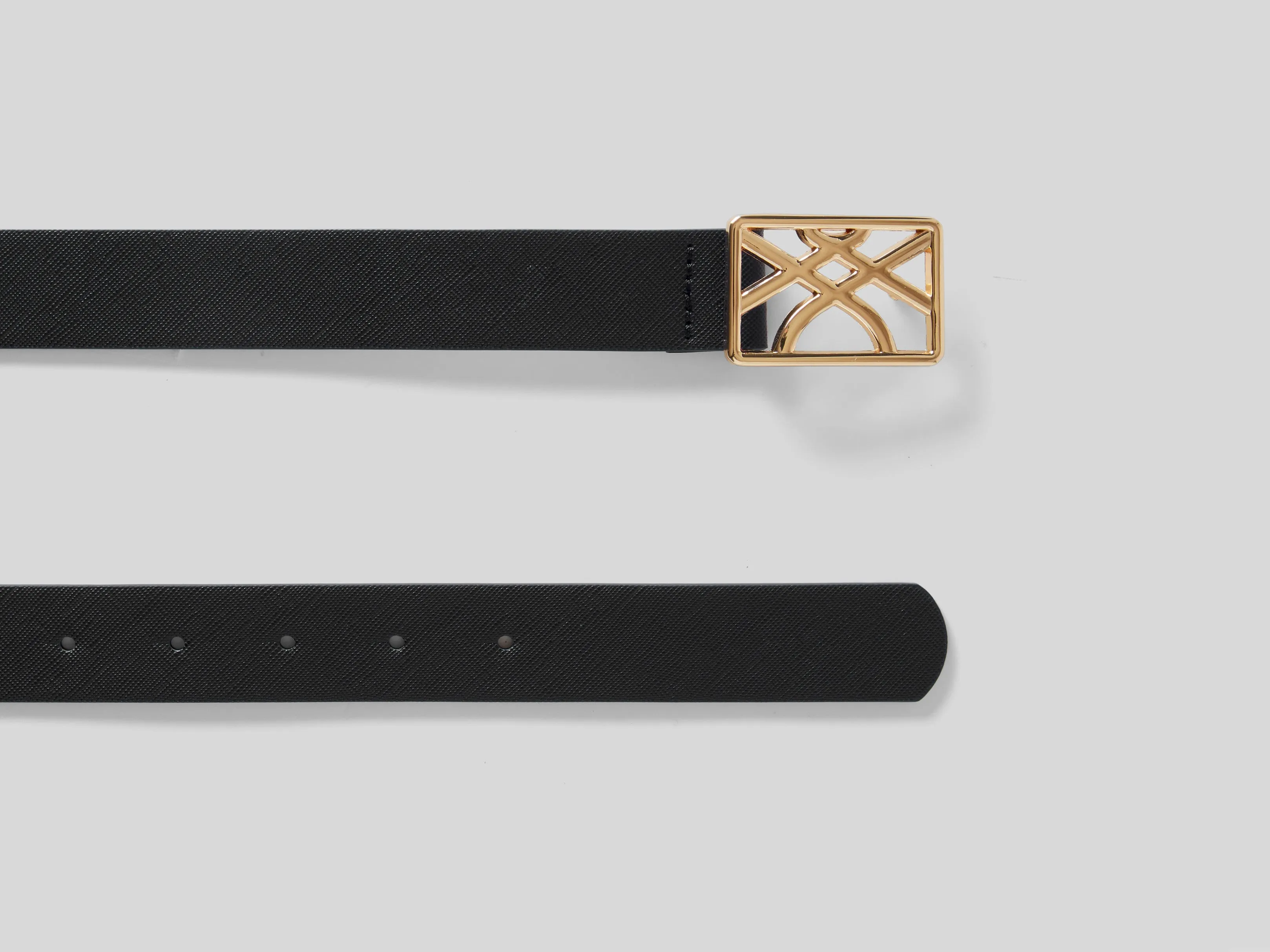Womens Belt With Logo Buckle
