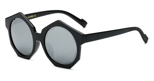 Women's Round Luxury Fashion Geometric Sunglasses