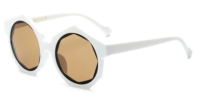 Women's Round Luxury Fashion Geometric Sunglasses