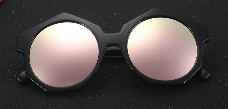 Women's Round Luxury Fashion Geometric Sunglasses