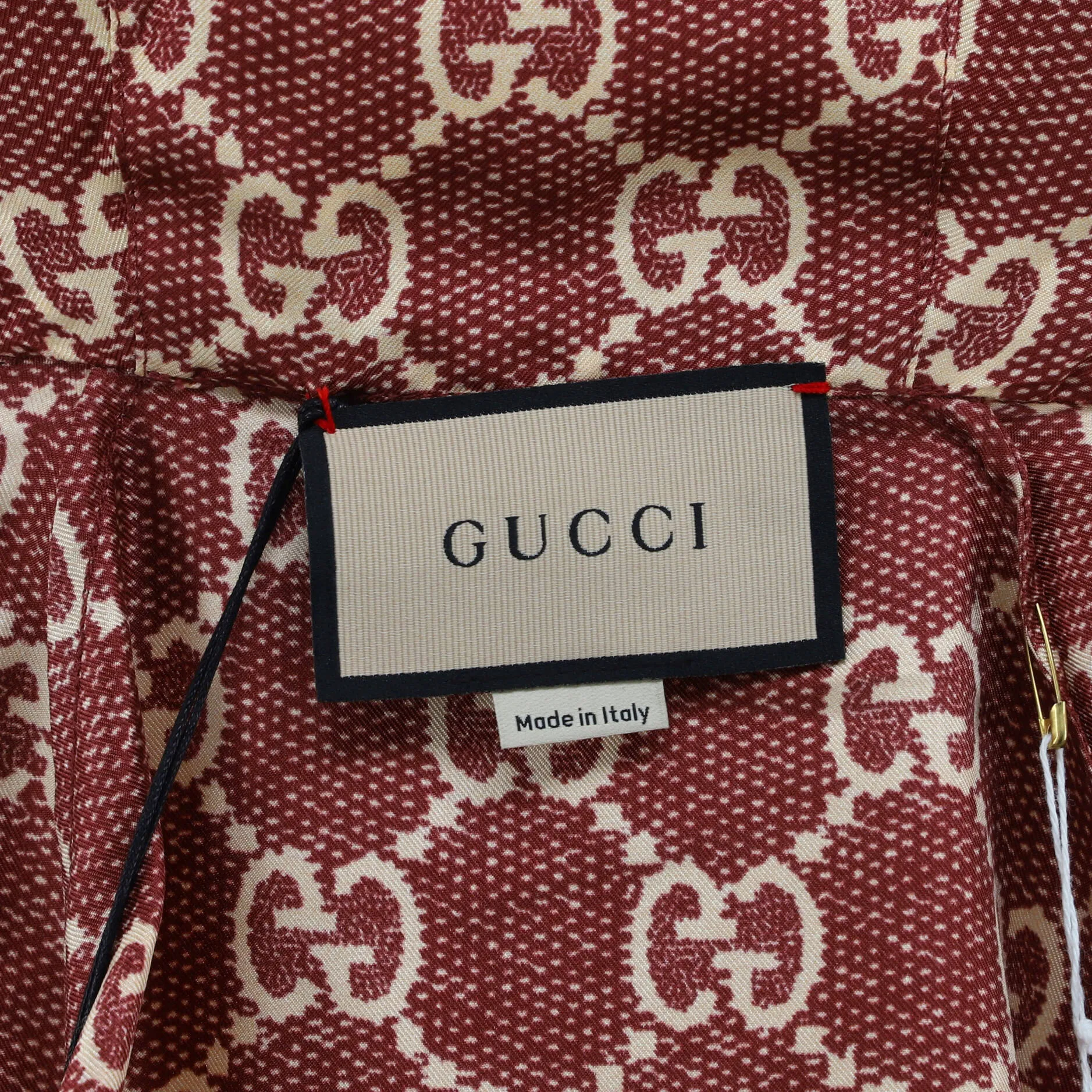 Women's Zip Hooded Jacket Printed GG Silk