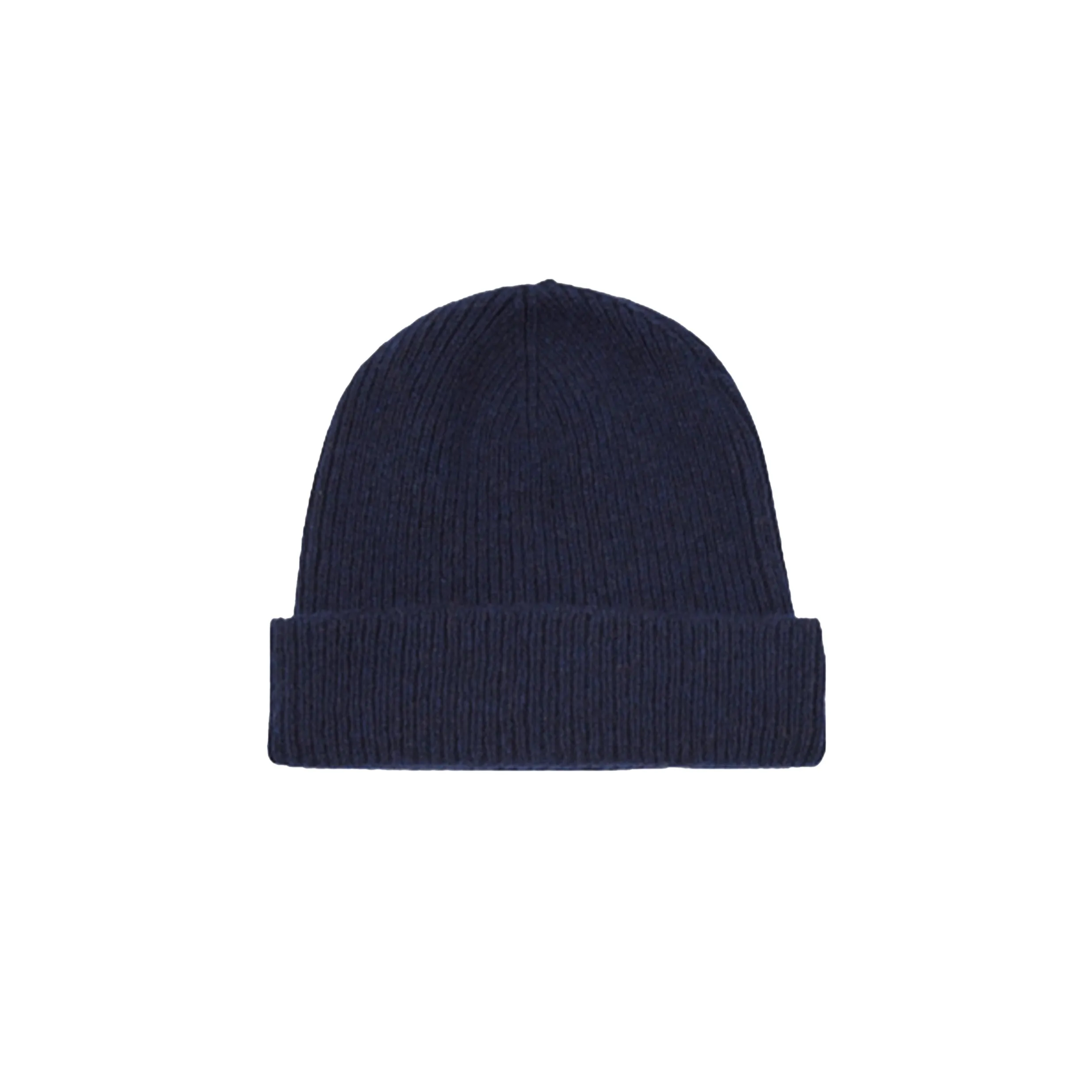 Wool Cashmere Watch Cap, Navy