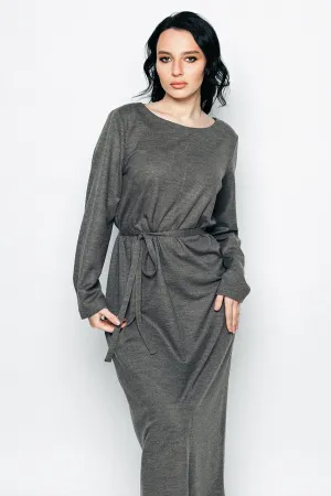 Wool Maxi Dress