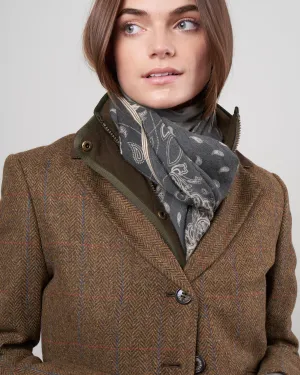wool scarf - grey shadow