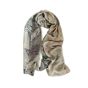 Wool Silk Scarf #2446