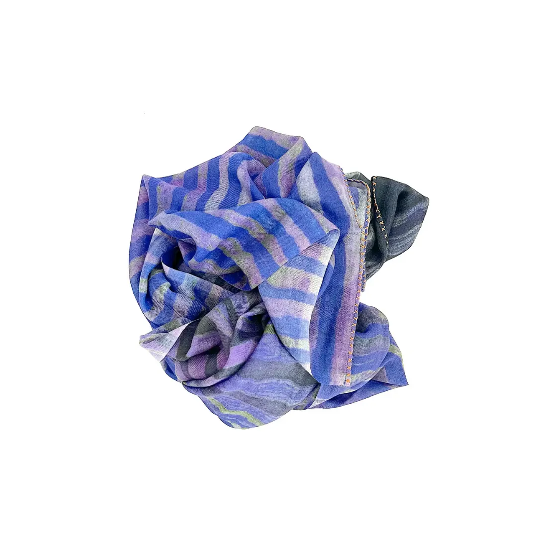 Wool Silk Scarf #2447