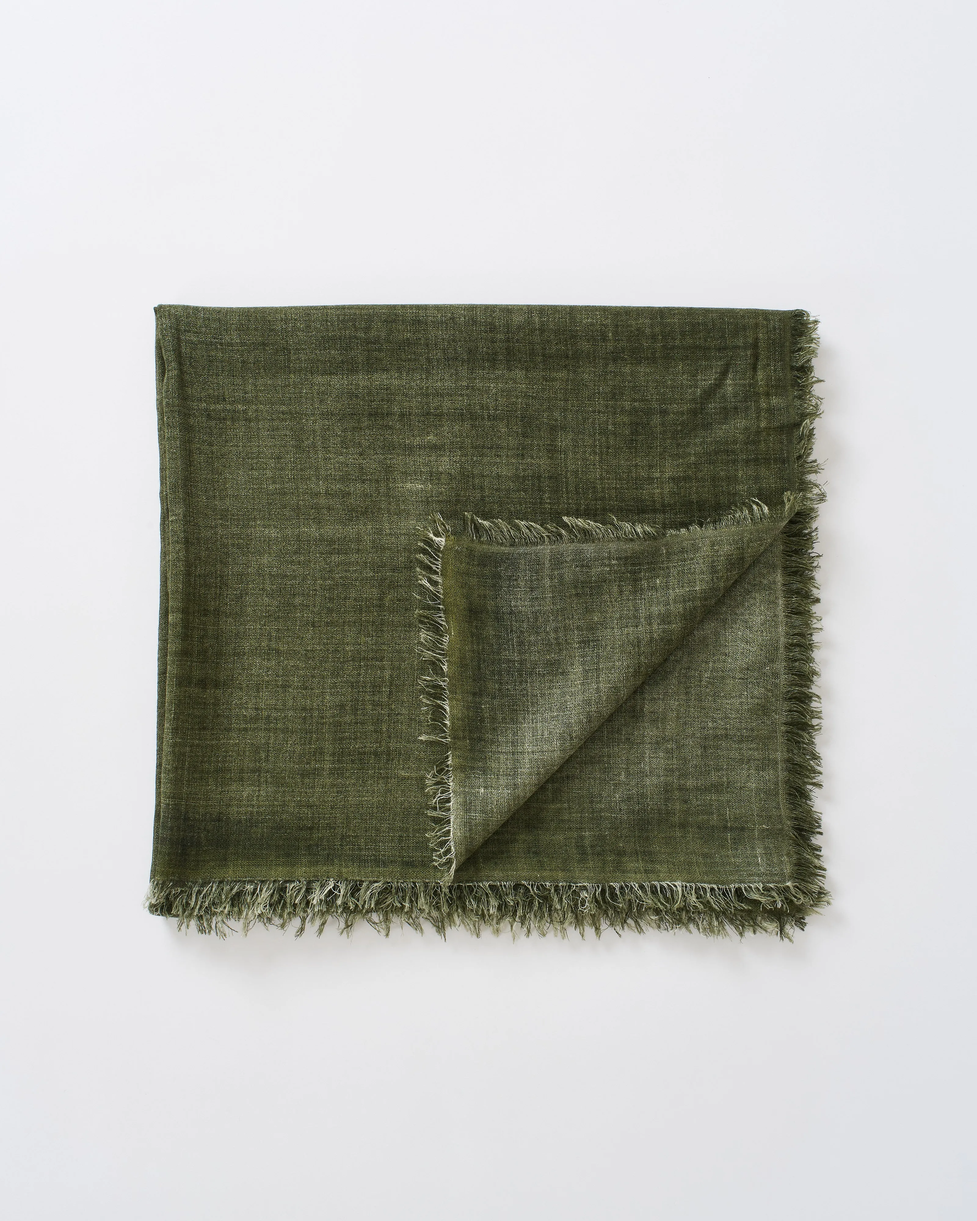 wool/silk gauze square scarf