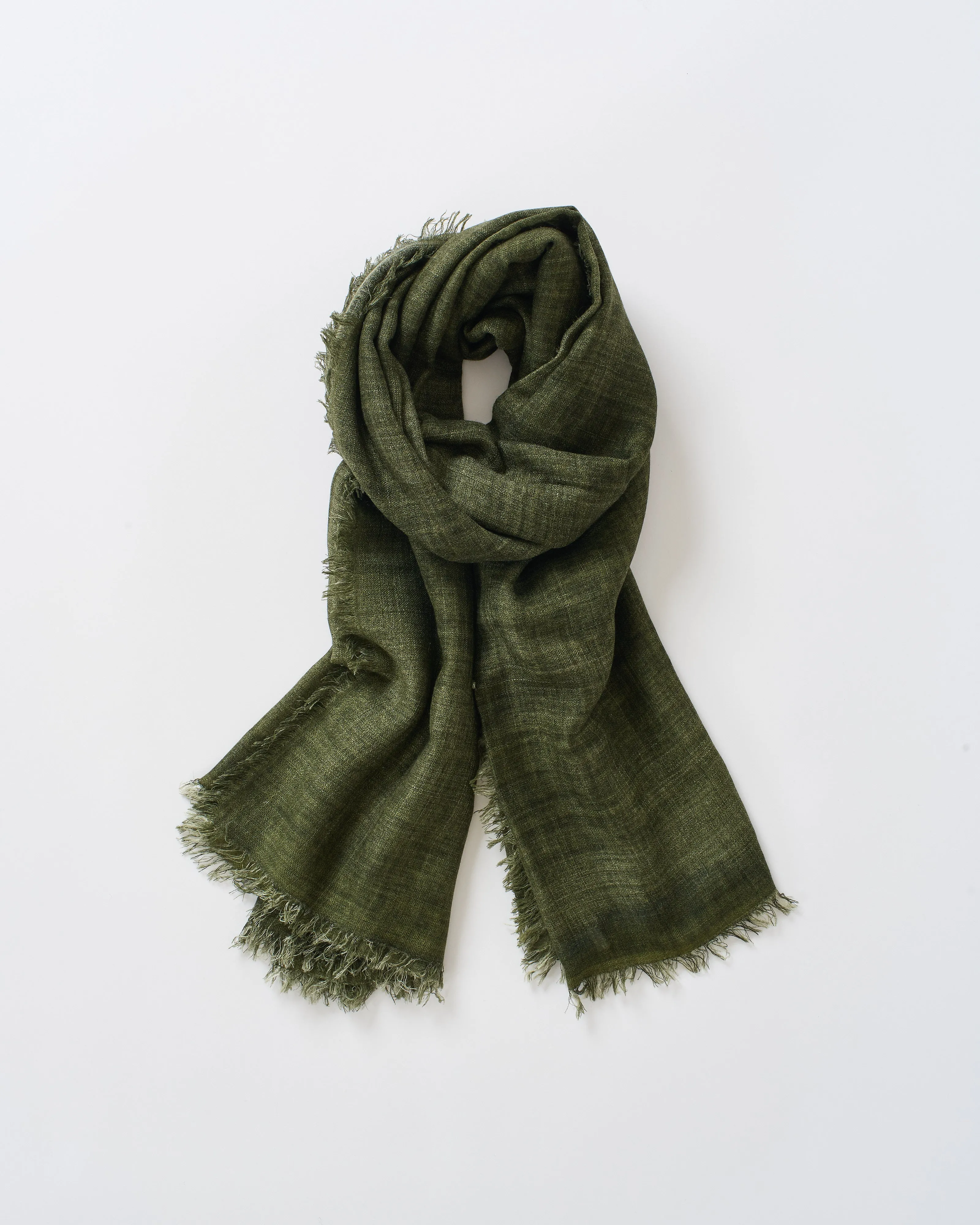 wool/silk gauze square scarf