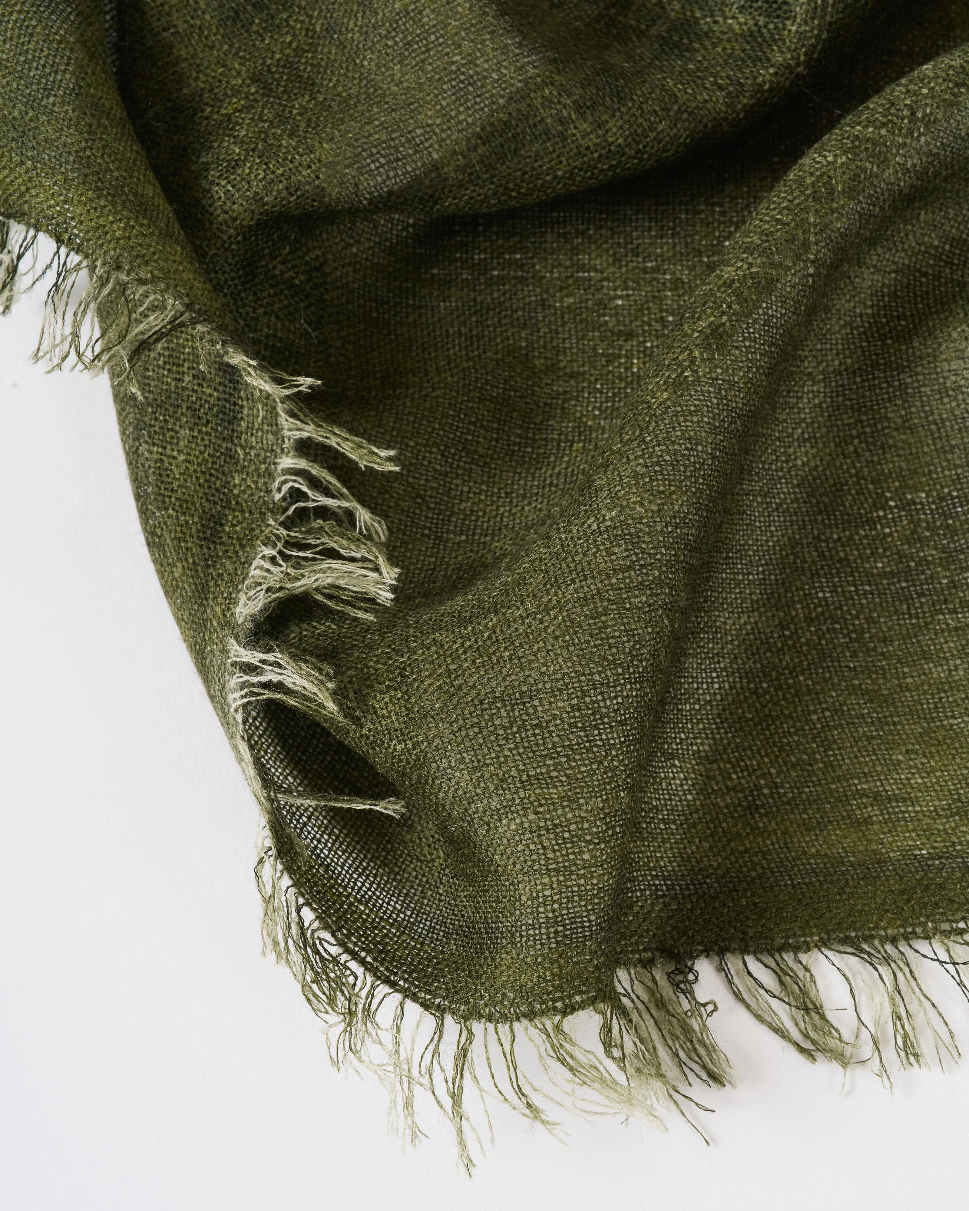 wool/silk gauze square scarf