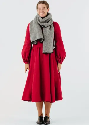 Wrap Scarf, Wool, Light Grey