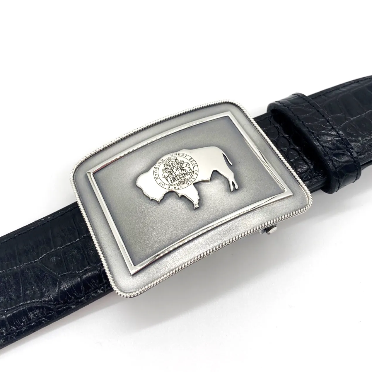 Wyoming State Flag Buckle