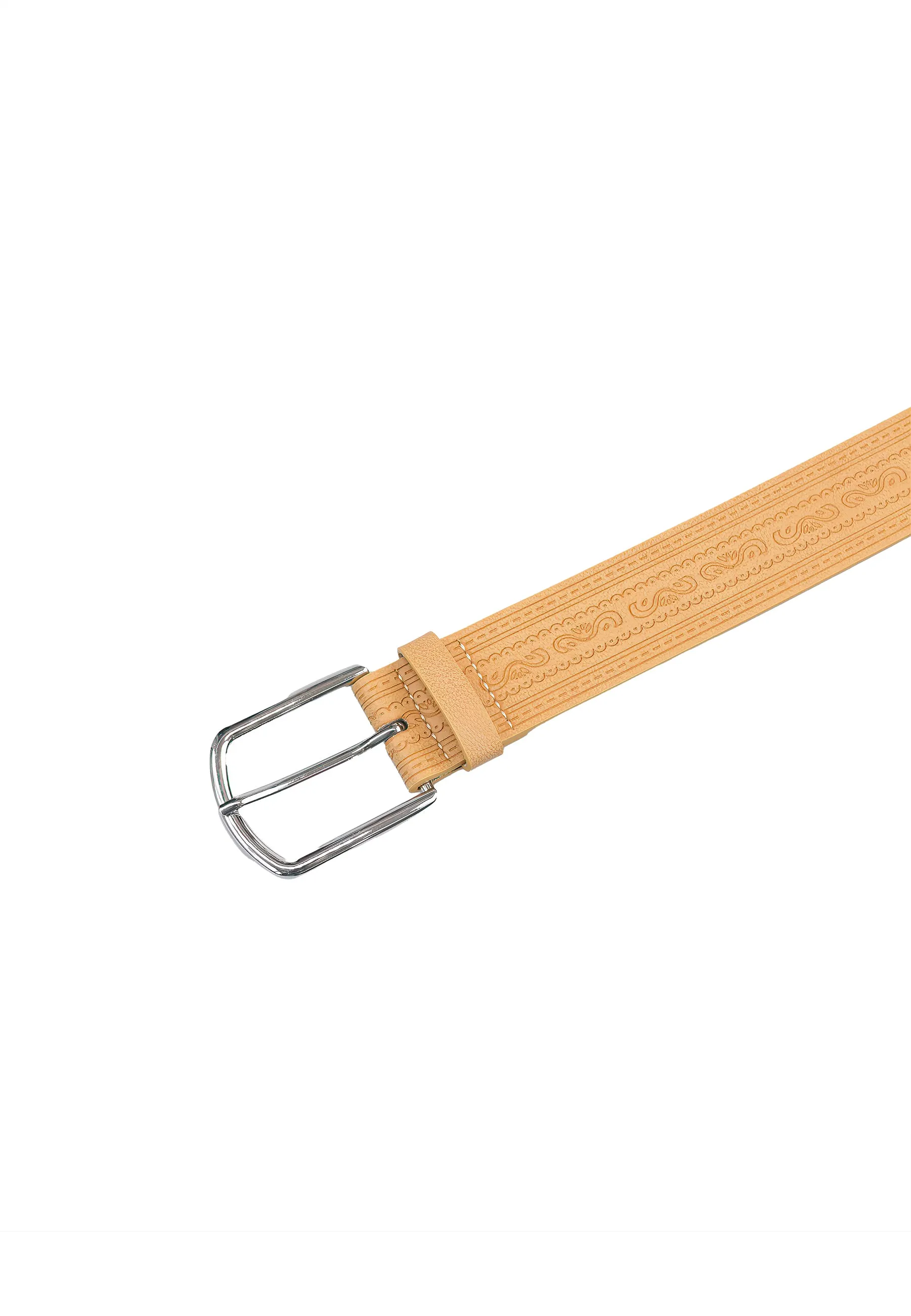 Yellow Designer Classic Belt
