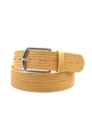 Yellow Designer Classic Belt
