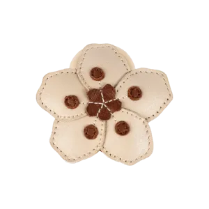 Zaza Fields Hair Tie | Blossom | Powder Metallic Nubuck