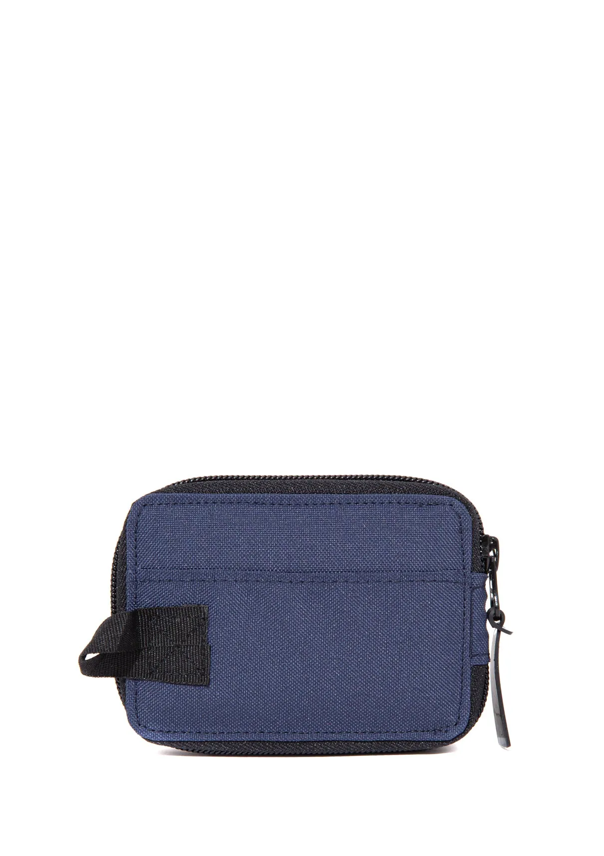 Zip Detailed Navy Wallet