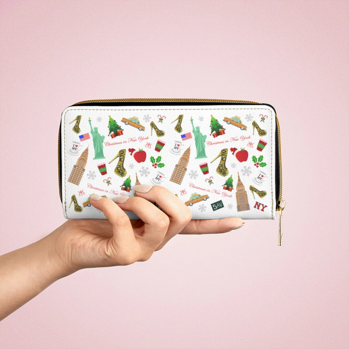 Zipper Wallet 'Christmas in New York'